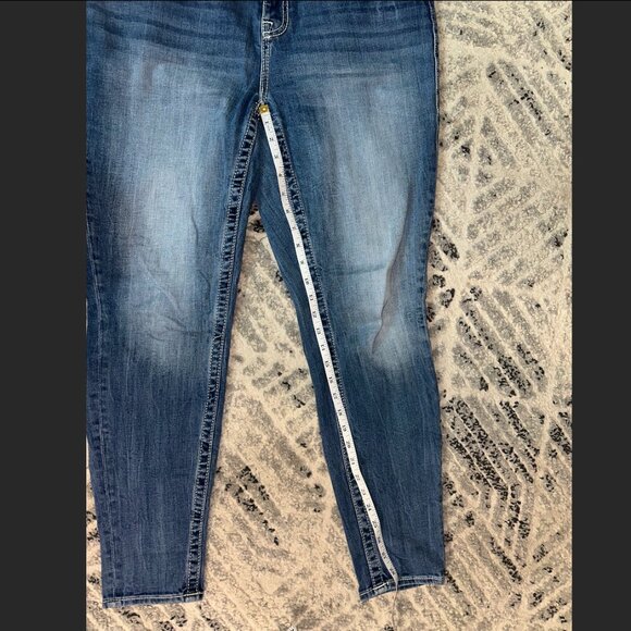 Vigoss Women's Skinny Jeans - Classic Blue - Picture 10 of 12